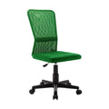 **Chaise de bureau ergonomique en maille verte avec roulettes**